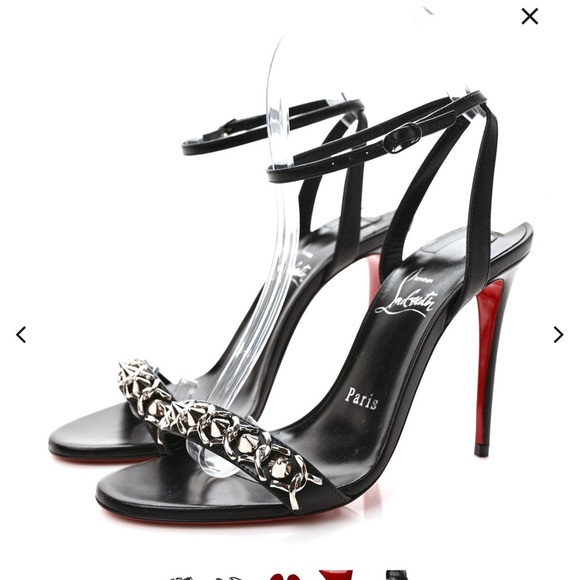 CHRISTIAN LOUBOUTIN
Nappa Spike Loubigirl Chain
100 Sandals 38.5 - Picture 2 of 13